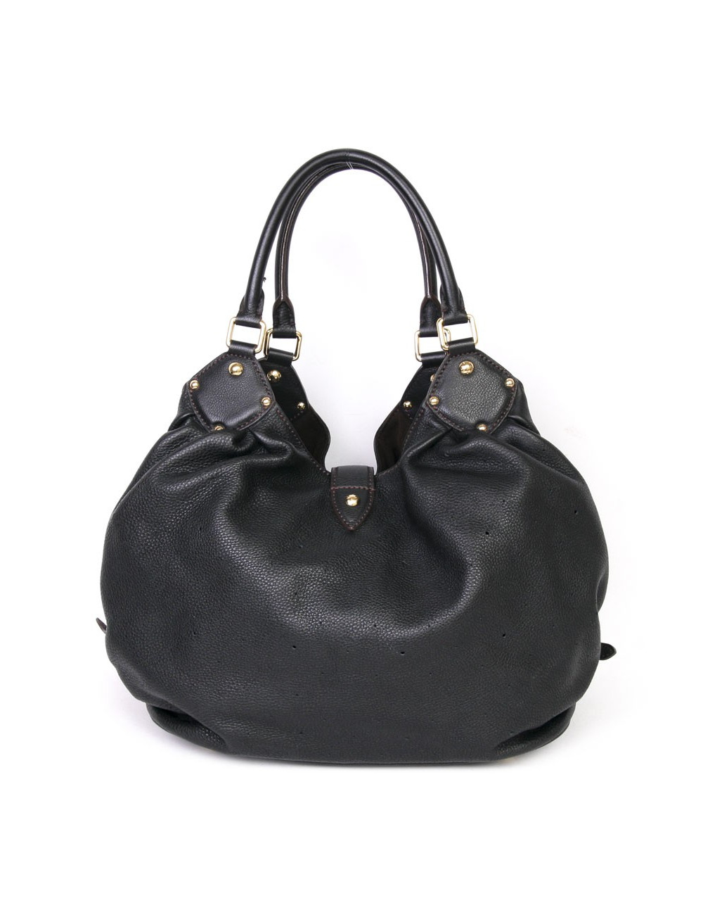 LOUIS VUITTON Mahina leather perforated bag