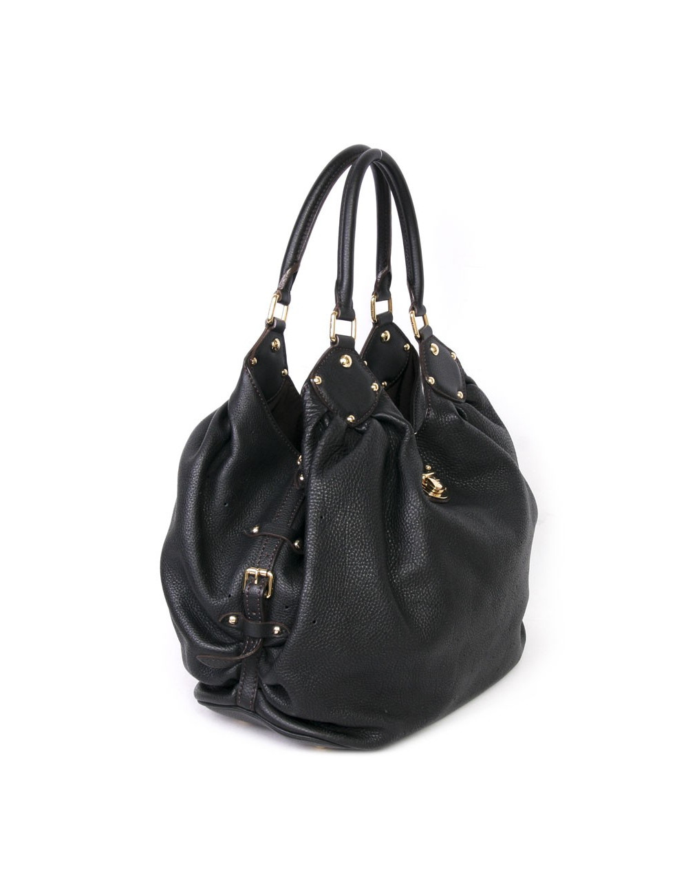 LOUIS VUITTON Mahina leather perforated bag