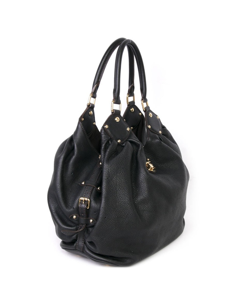 LOUIS VUITTON Mahina leather perforated bag