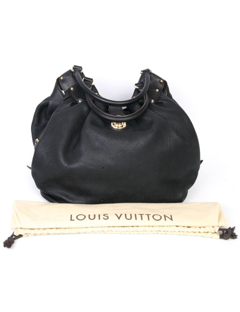 LOUIS VUITTON Mahina leather perforated bag