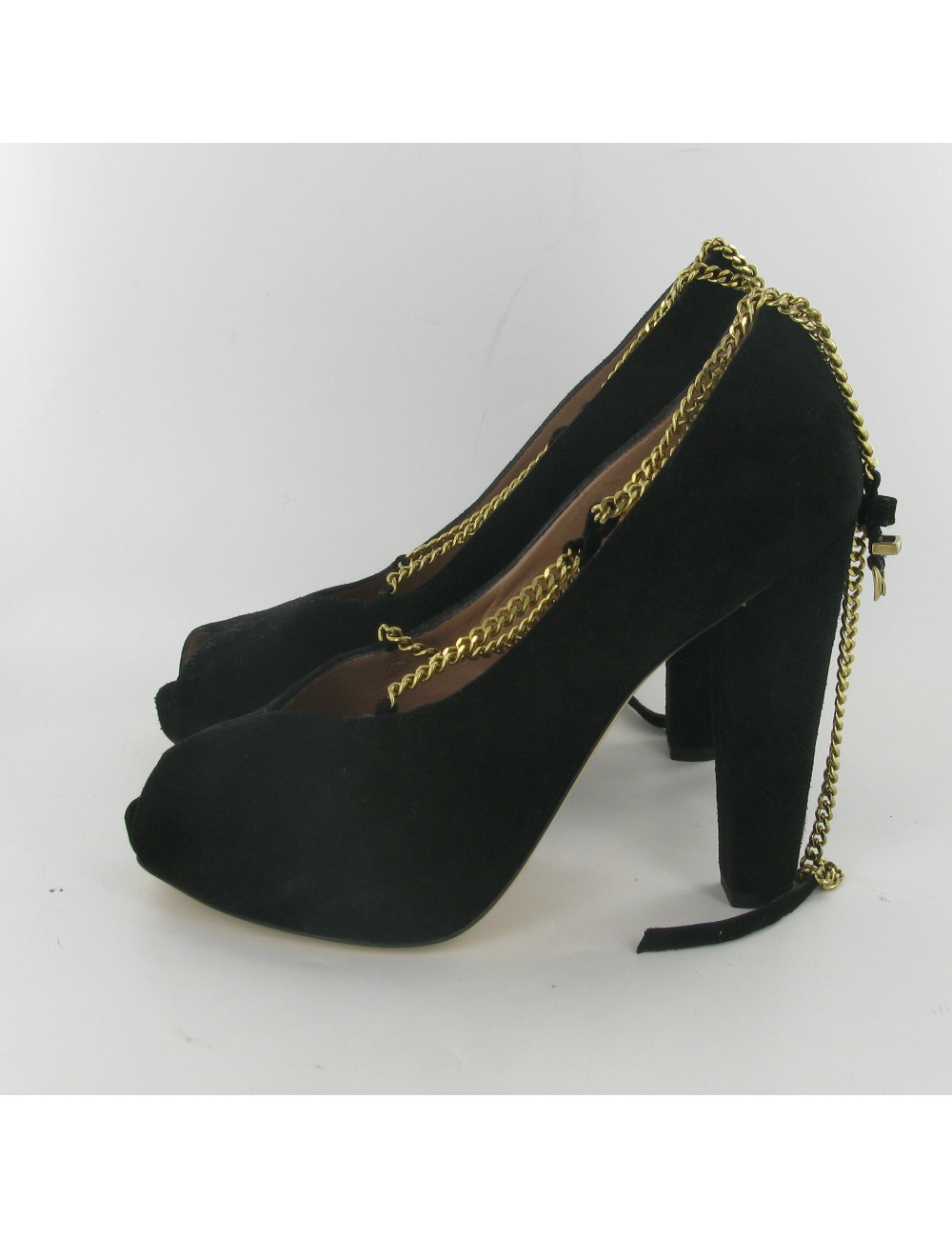 EMPORIO ARMANI t 37 Black Suede pumps