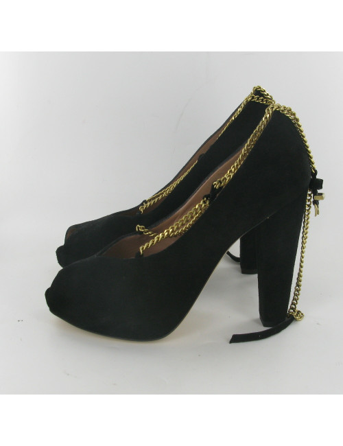 Esacarpins daim noir EMPORIO ARMANI