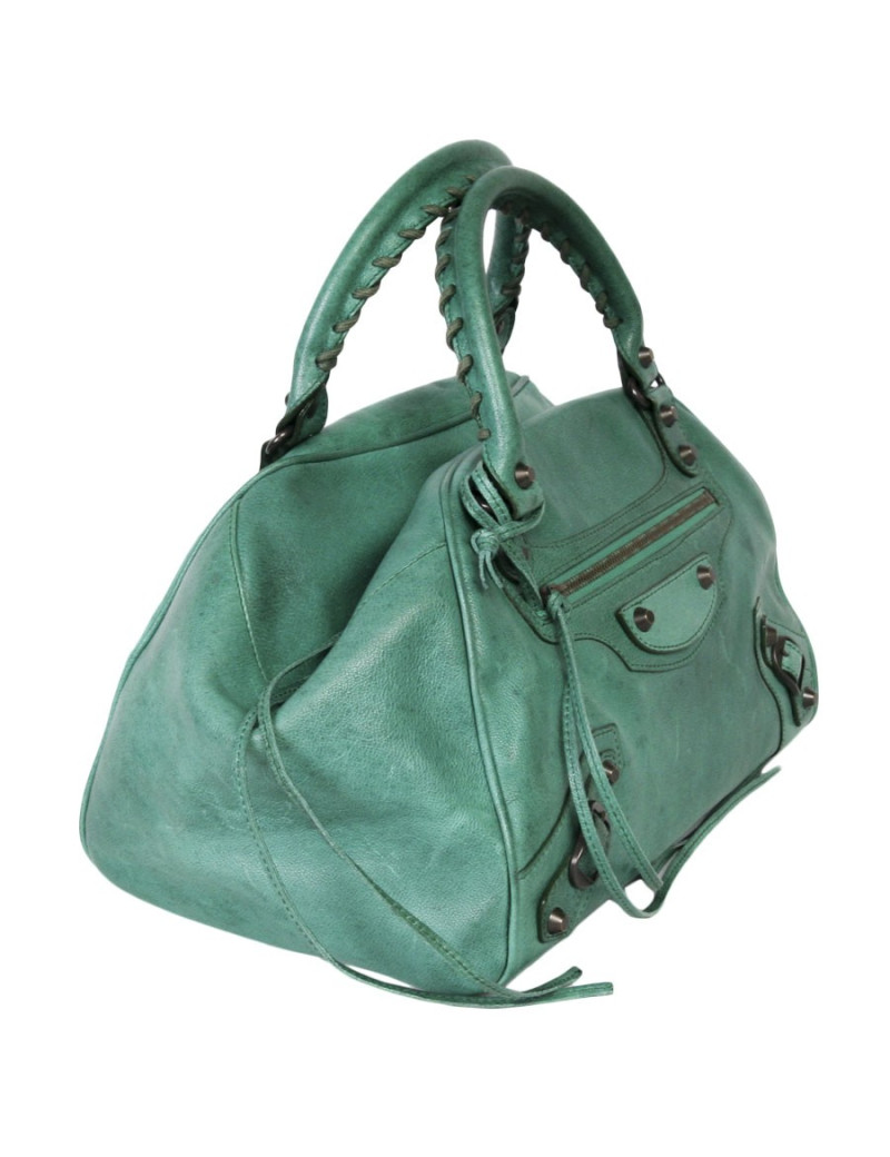Sac BALENCIAGA  vert éméraude