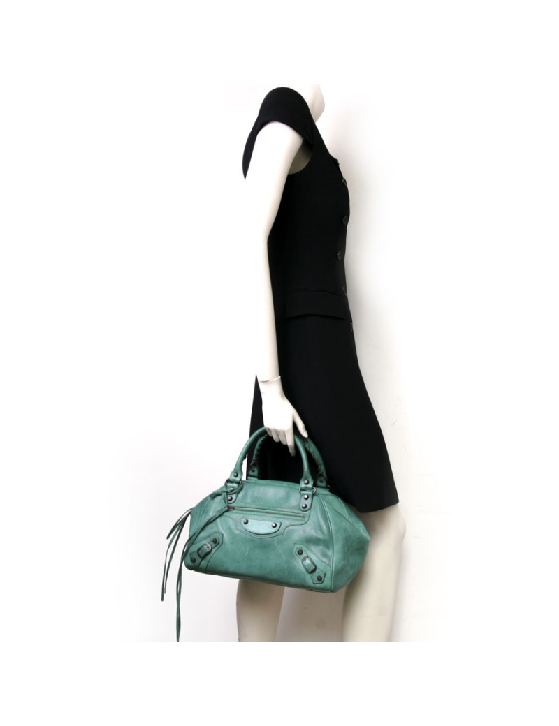 Sac BALENCIAGA  vert éméraude