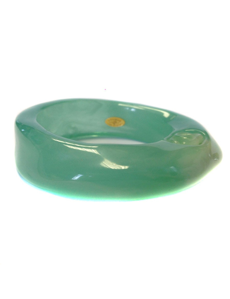 Resin bracelet CHANEL jade-green