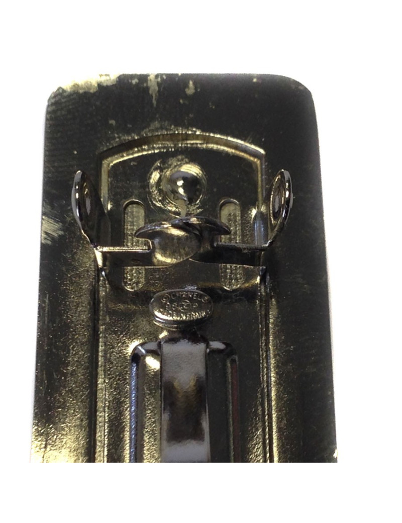 Barrette CHANEL métal argenté 