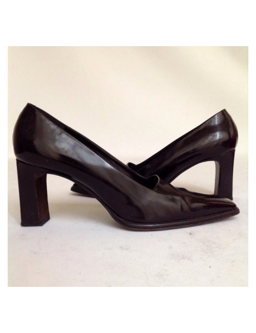 SONIA RYKIEL T39 Black patent leather pumps