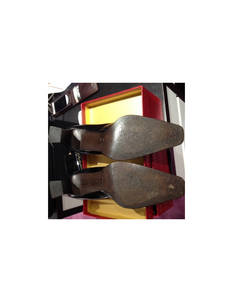 SONIA RYKIEL T39 Black patent leather pumps