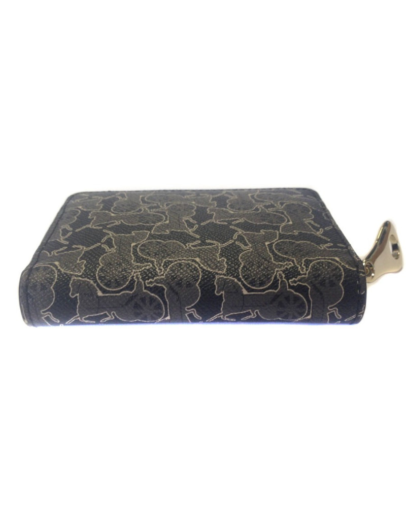 Small wallet Celine leather screen printing carriages