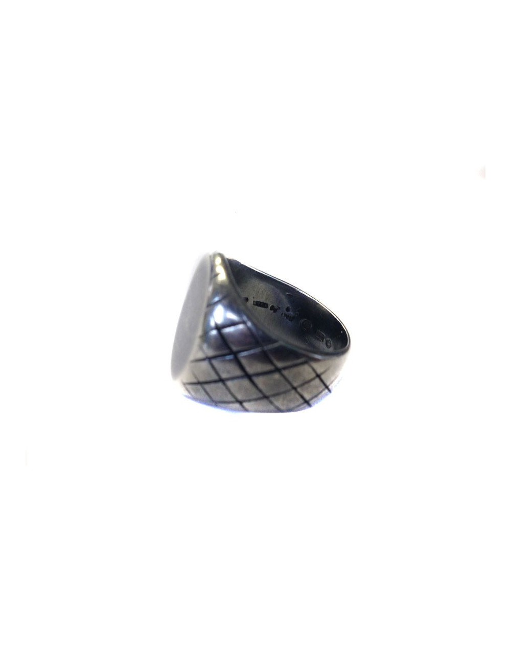 Bague chevalière BOTTEGA VENETA en argent 
