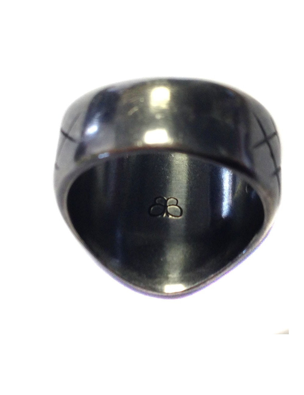 Bague chevalière BOTTEGA VENETA en argent 