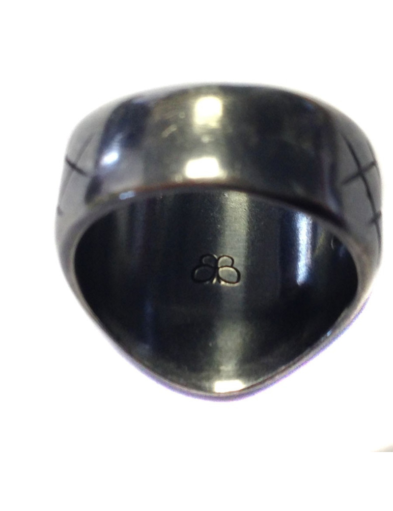 Bague chevalière BOTTEGA VENETA en argent 