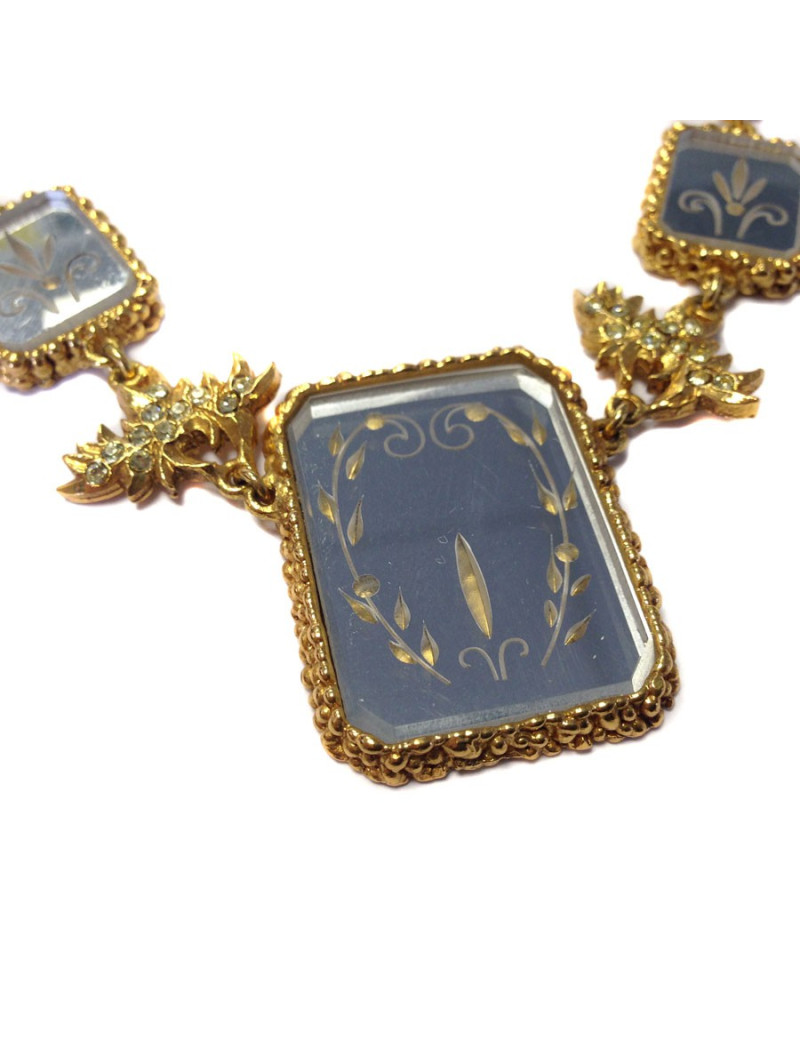 CHRISTIAN LACROIX mirrors Vintage necklace