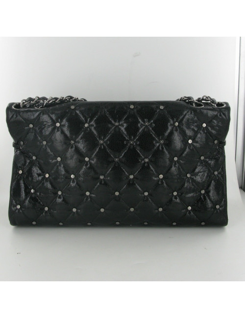 Aged patent leather CHANEL bag