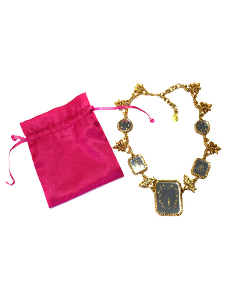 CHRISTIAN LACROIX mirrors Vintage necklace