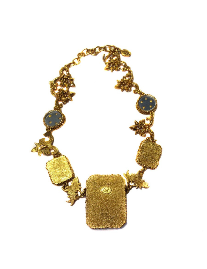 CHRISTIAN LACROIX mirrors Vintage necklace