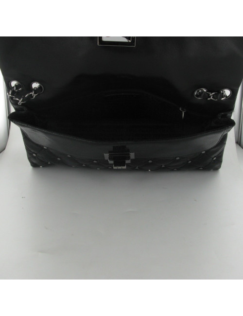 Aged patent leather CHANEL bag