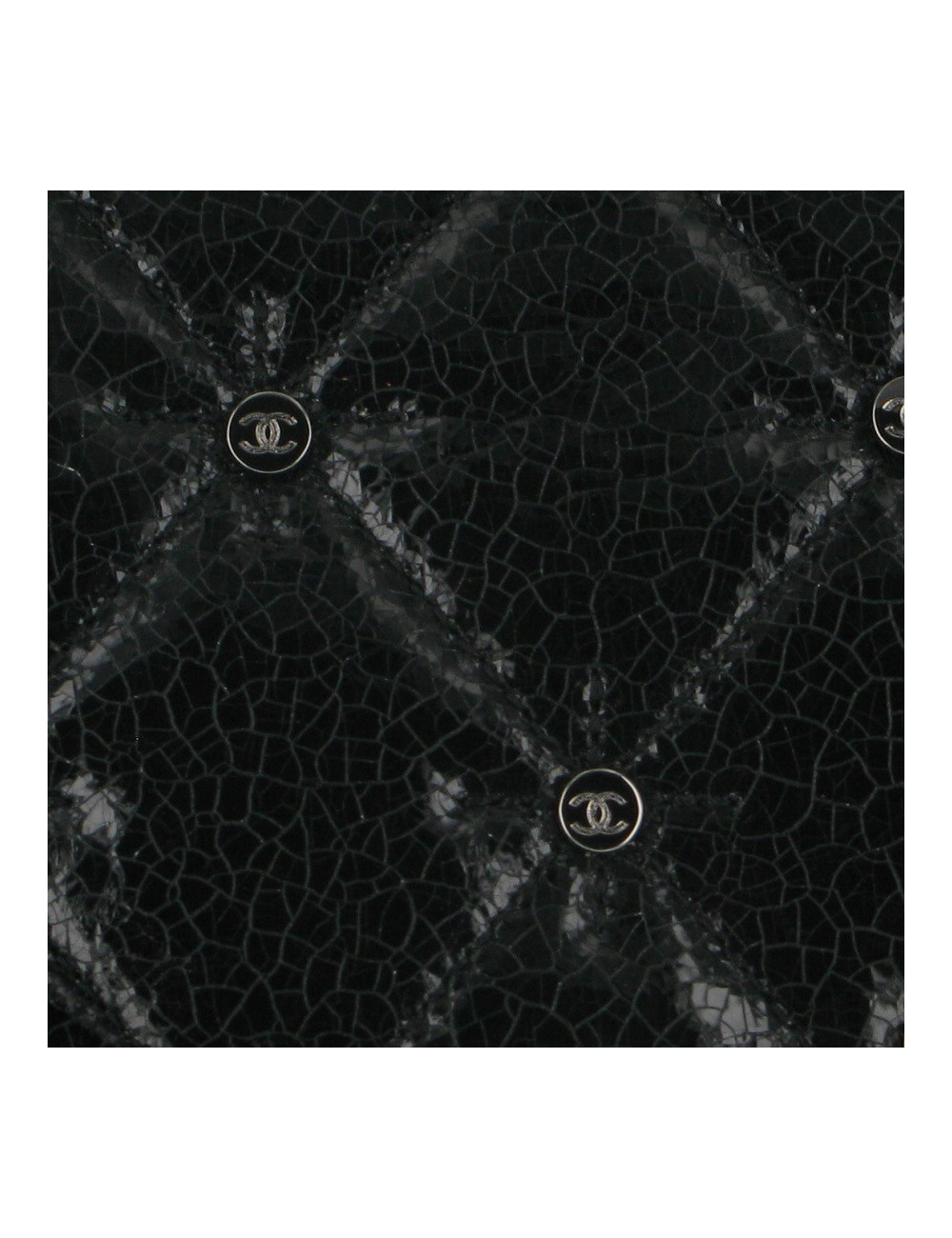 Aged patent leather CHANEL bag