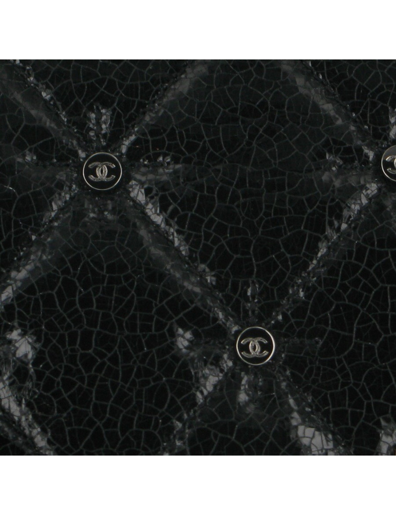 Aged patent leather CHANEL bag