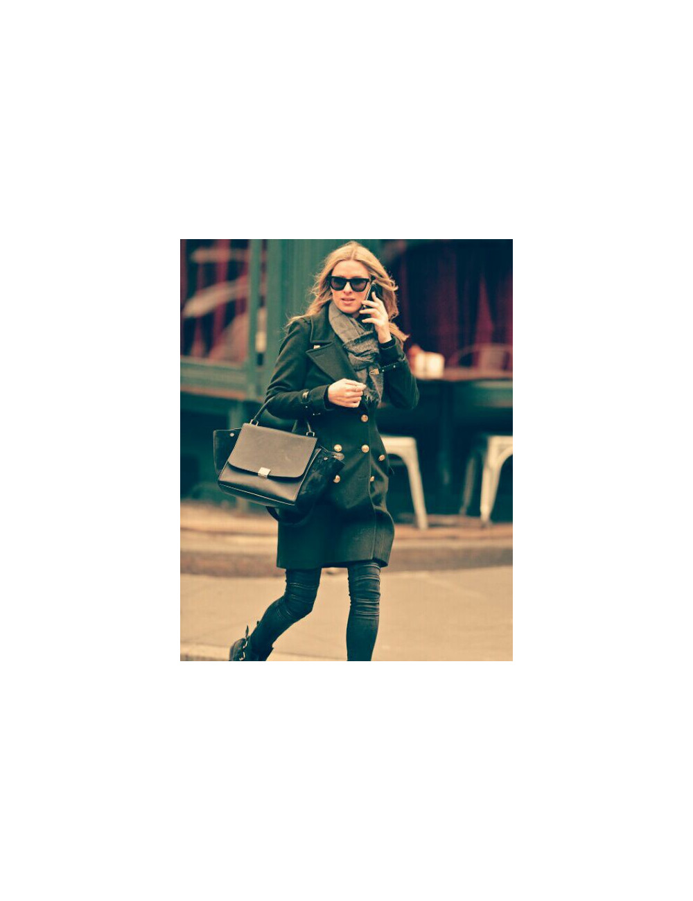 Sac Trapèze CELINE tricolore