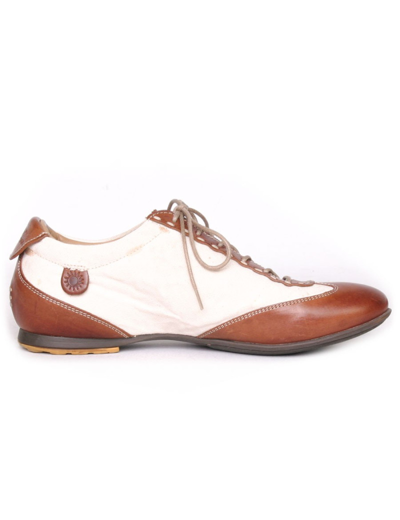 LA MARTINA T 37 canvas and leather shoes