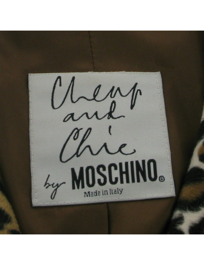 Veste façon léopard MOSCHINO