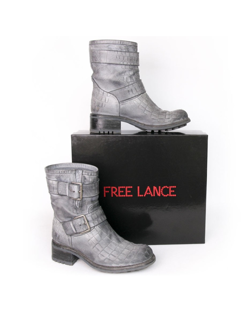 Bottines FREE LANCE " Biker 4 mini straps " T 40
