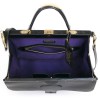 RALPH LAUREN black box leather Briefcase bag