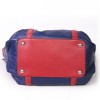 ALEXANDER MC QUEEN two-tone blue and red leather bag