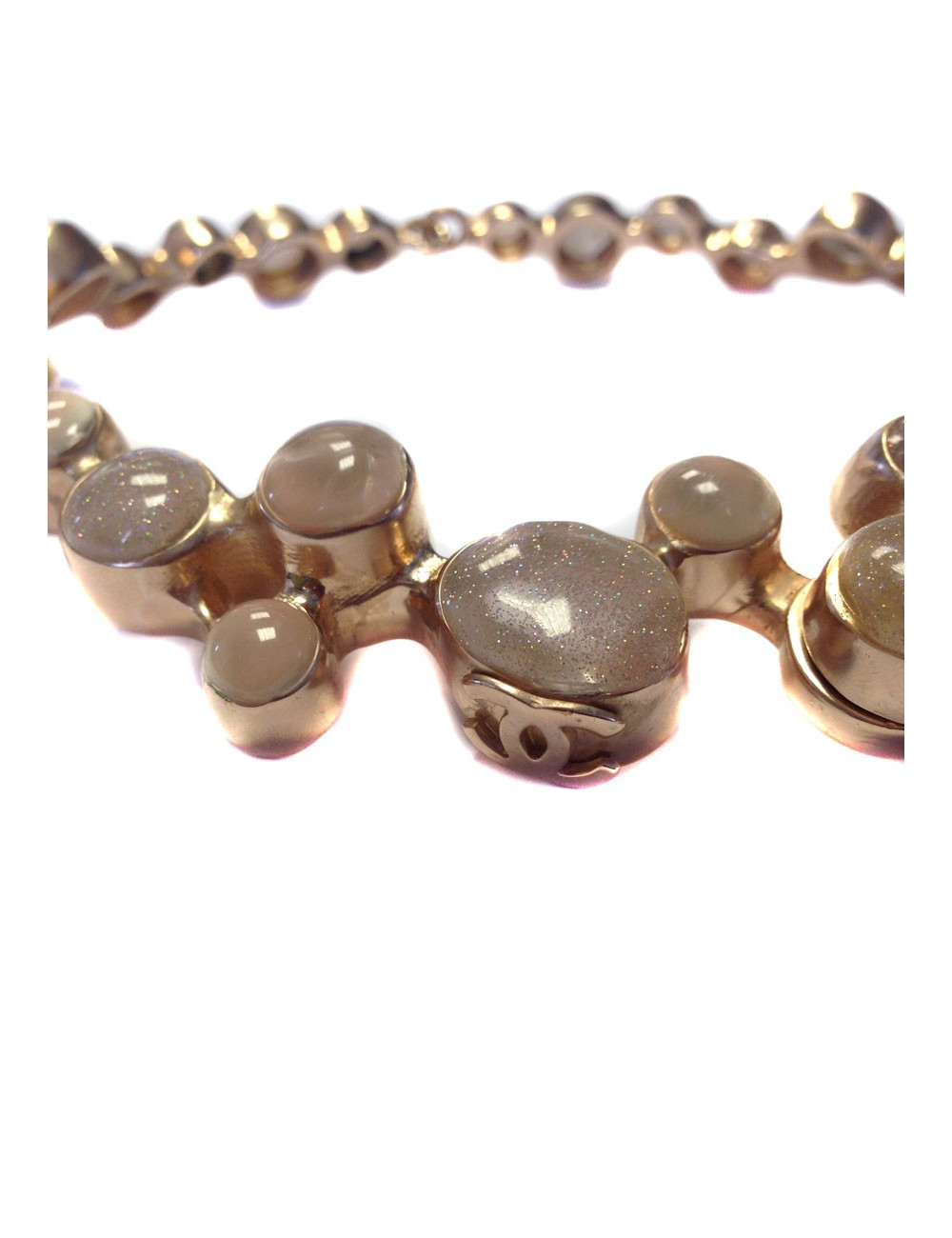 CHANEL "Paris-Bombay" necklace and bracelet set