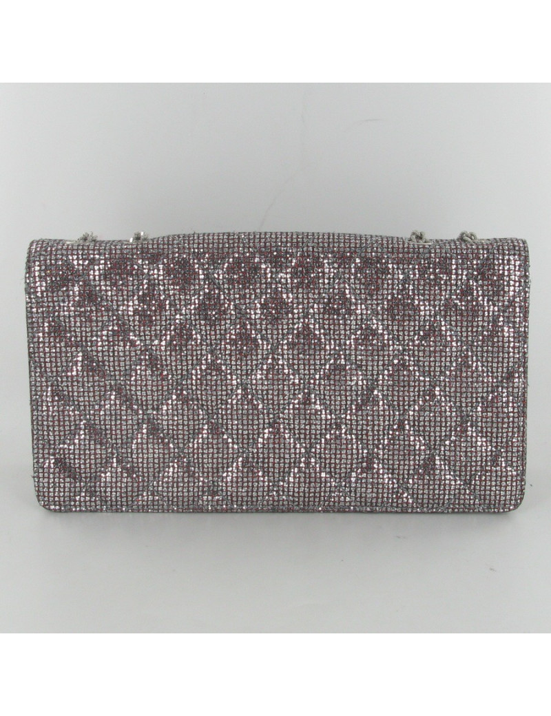Bag red and silver glitter CHANEL