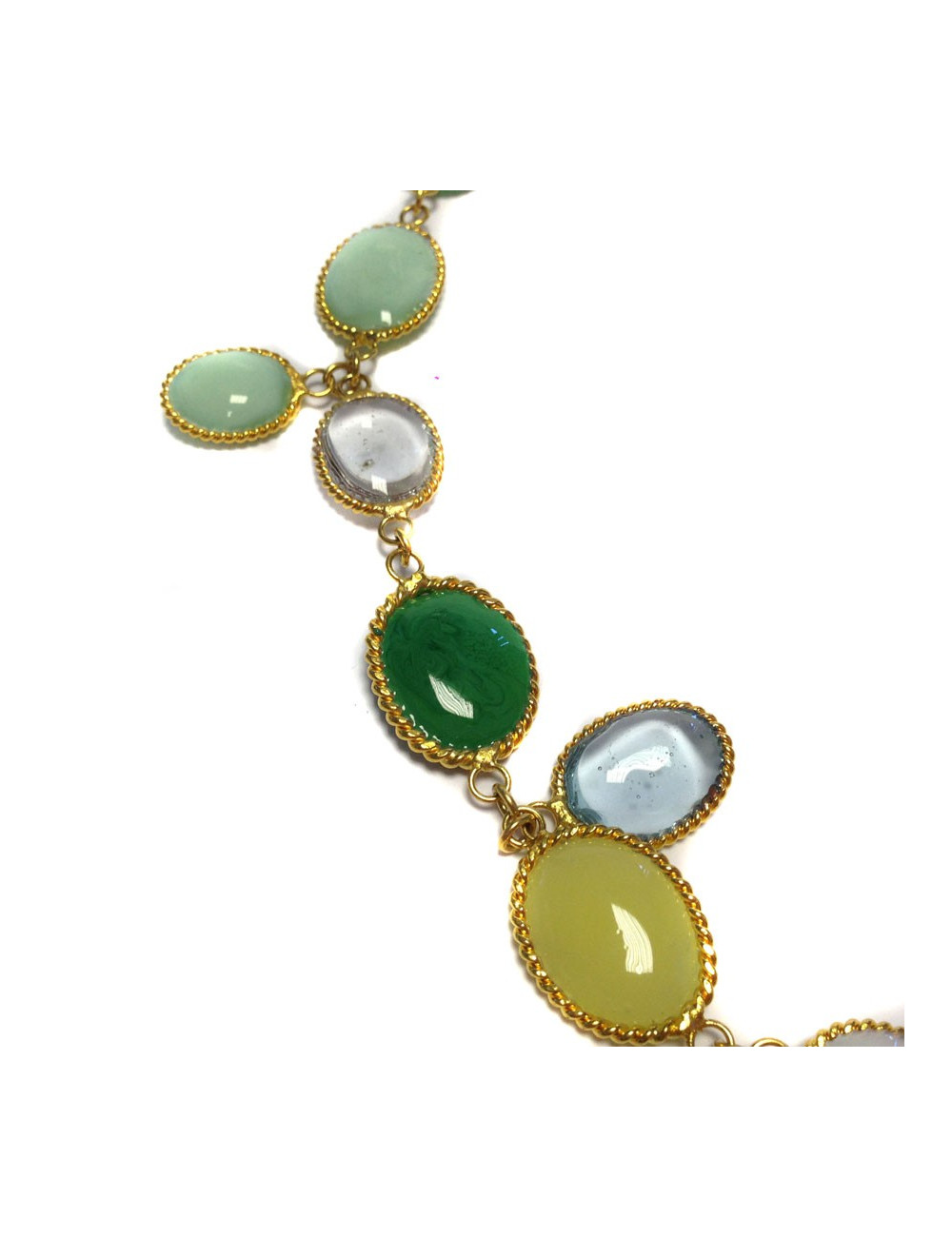 MARGUERITE of VALOIS "Waterfalls" multicoloured necklace