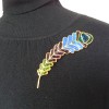 Pin the "ear of corn" Cliff LOULOU multicolor glass