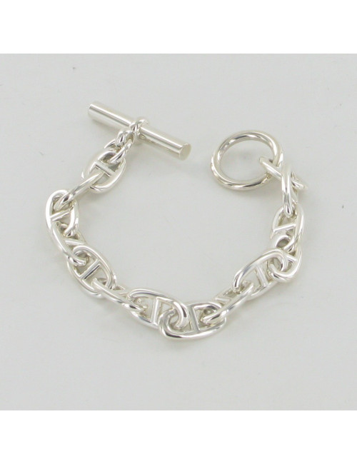 HERMES anchor chain bracelet