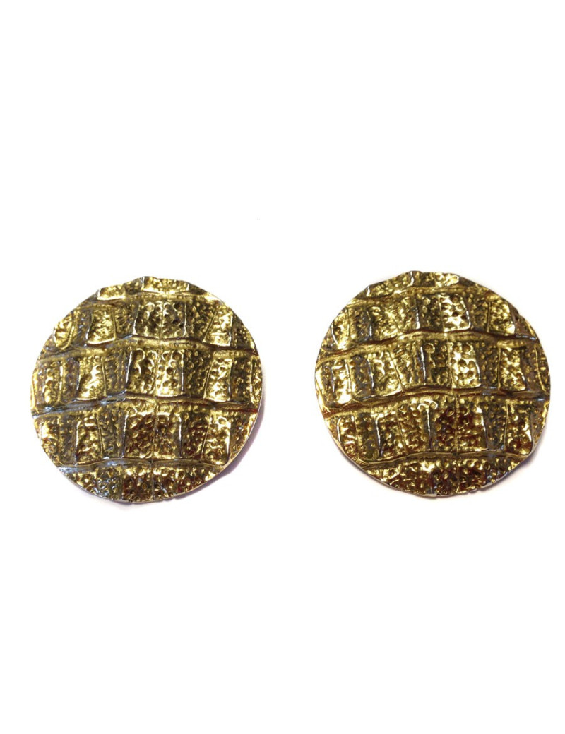 Boucles d'oreille clips YVES SAINT LAURENT Vintage