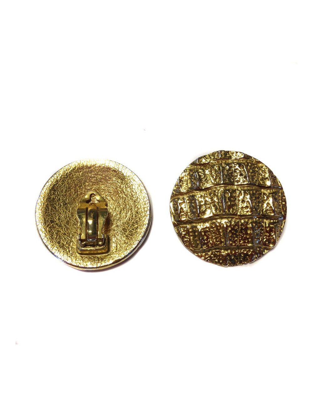 Boucles d'oreille clips YVES SAINT LAURENT Vintage