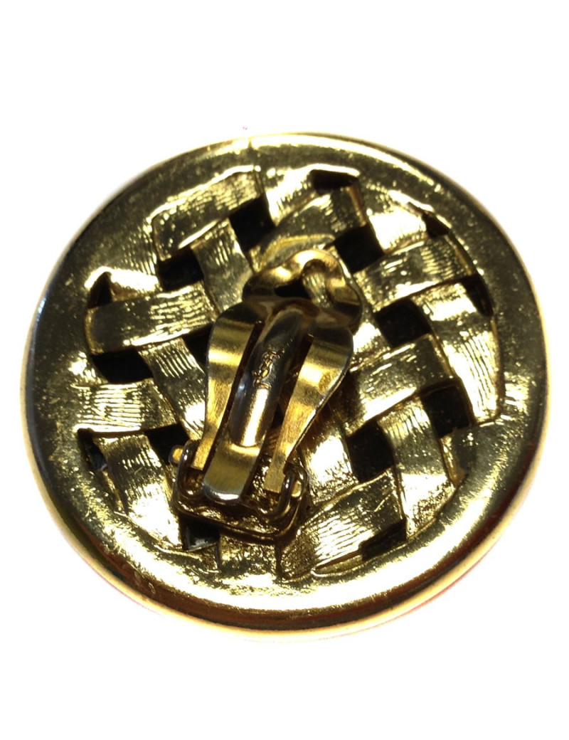 Boucles d'oreille clips YVES SAINT LAURENT Vintage