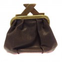 Wallet ARMANI Jean's Vintage brown leather