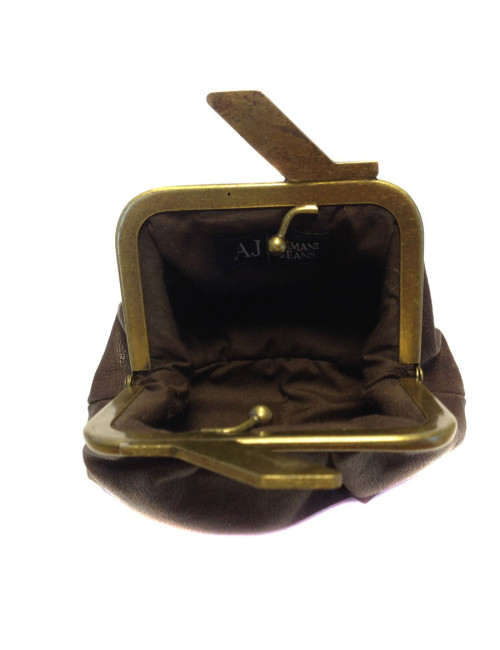 ARMANI JEAN'S Vintage brown leather wallet