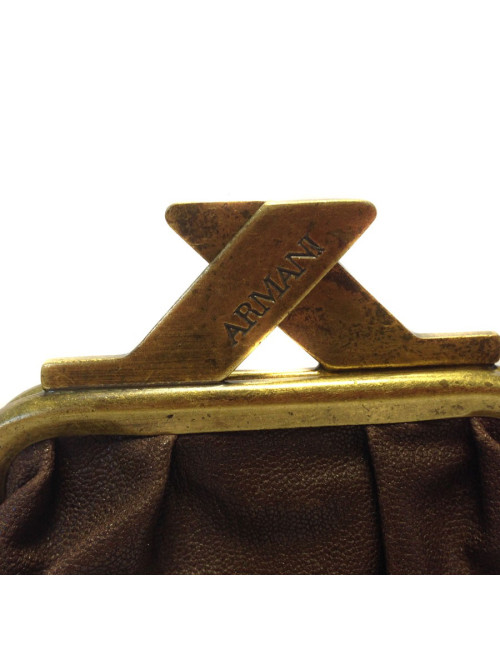 ARMANI JEAN'S Vintage brown leather wallet