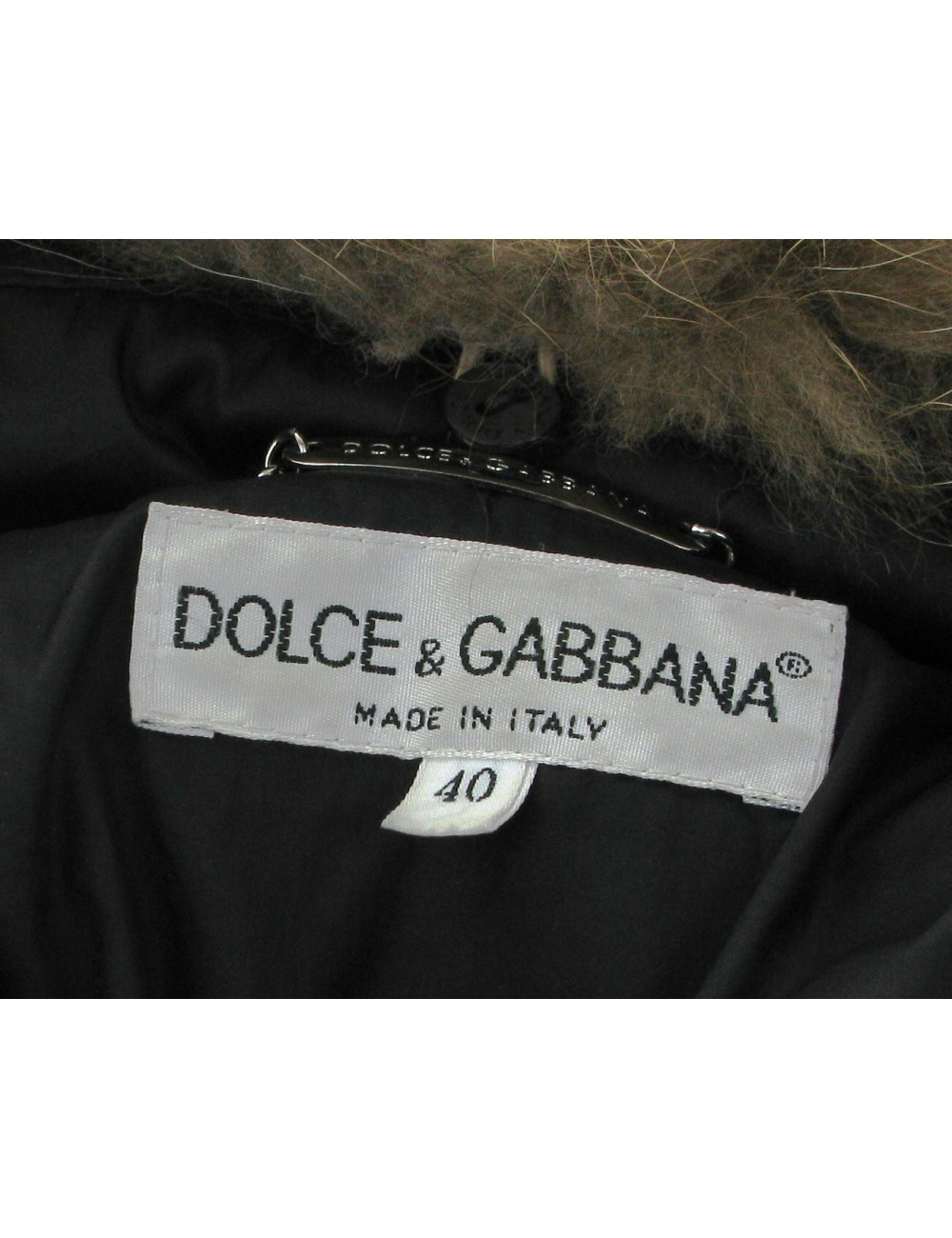 Doudoune col fourrure DOLCE & GABBANA