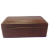 Box matches HERMES Vintage Tan Leather