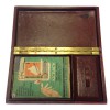 Box matches HERMES Vintage Tan Leather