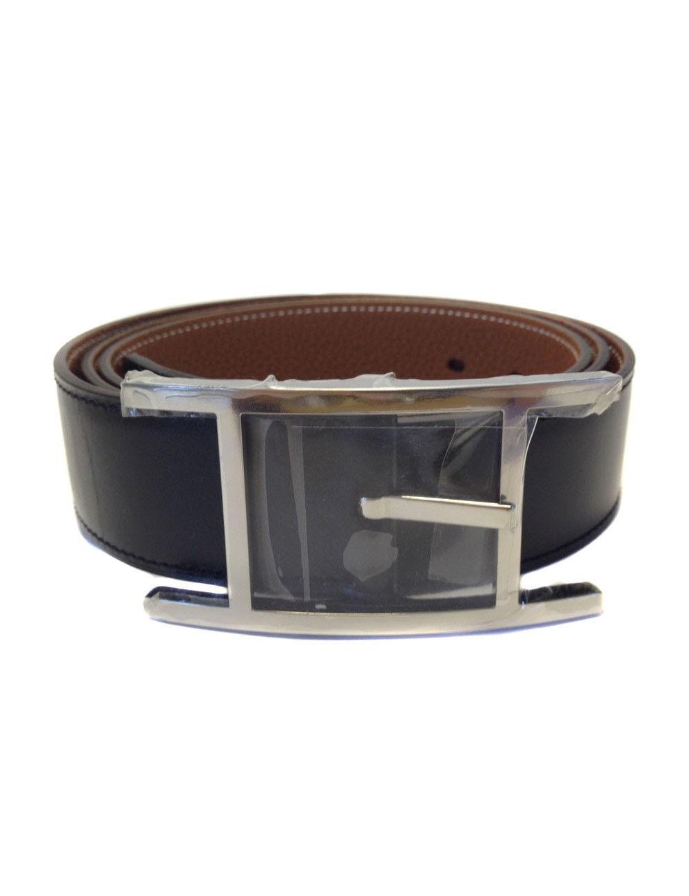 Ceinture HERMES en cuir marron