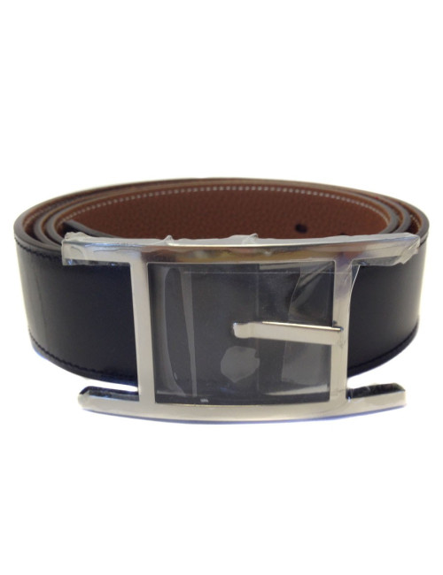 Ceinture HERMES en cuir marron