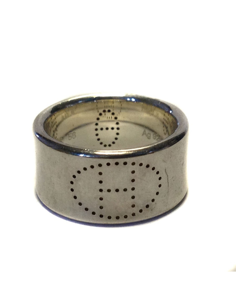 Bague HERMES en argent  taille 56