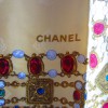 Square CHANEL silk heavy jewelry on substantive grounds gold