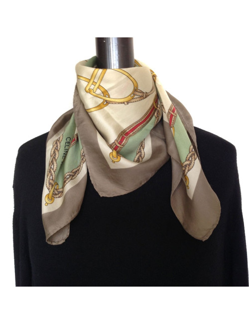 Silk vintage CELINE scarf