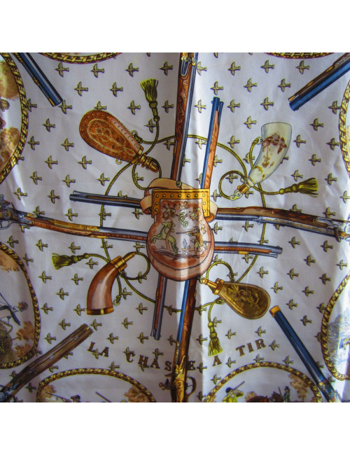 Square "Hunting shooting" HERMES silk