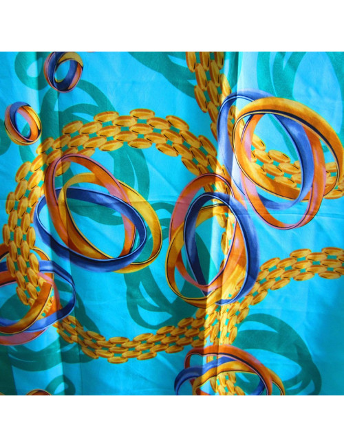 Must de CARTIER square silk light green